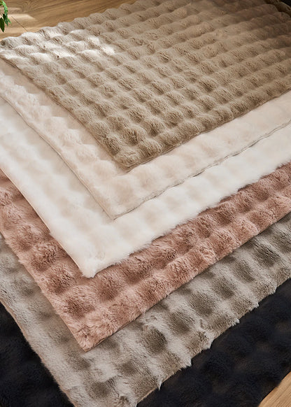Bubble Peluş Halı Krem (100x150 cm)