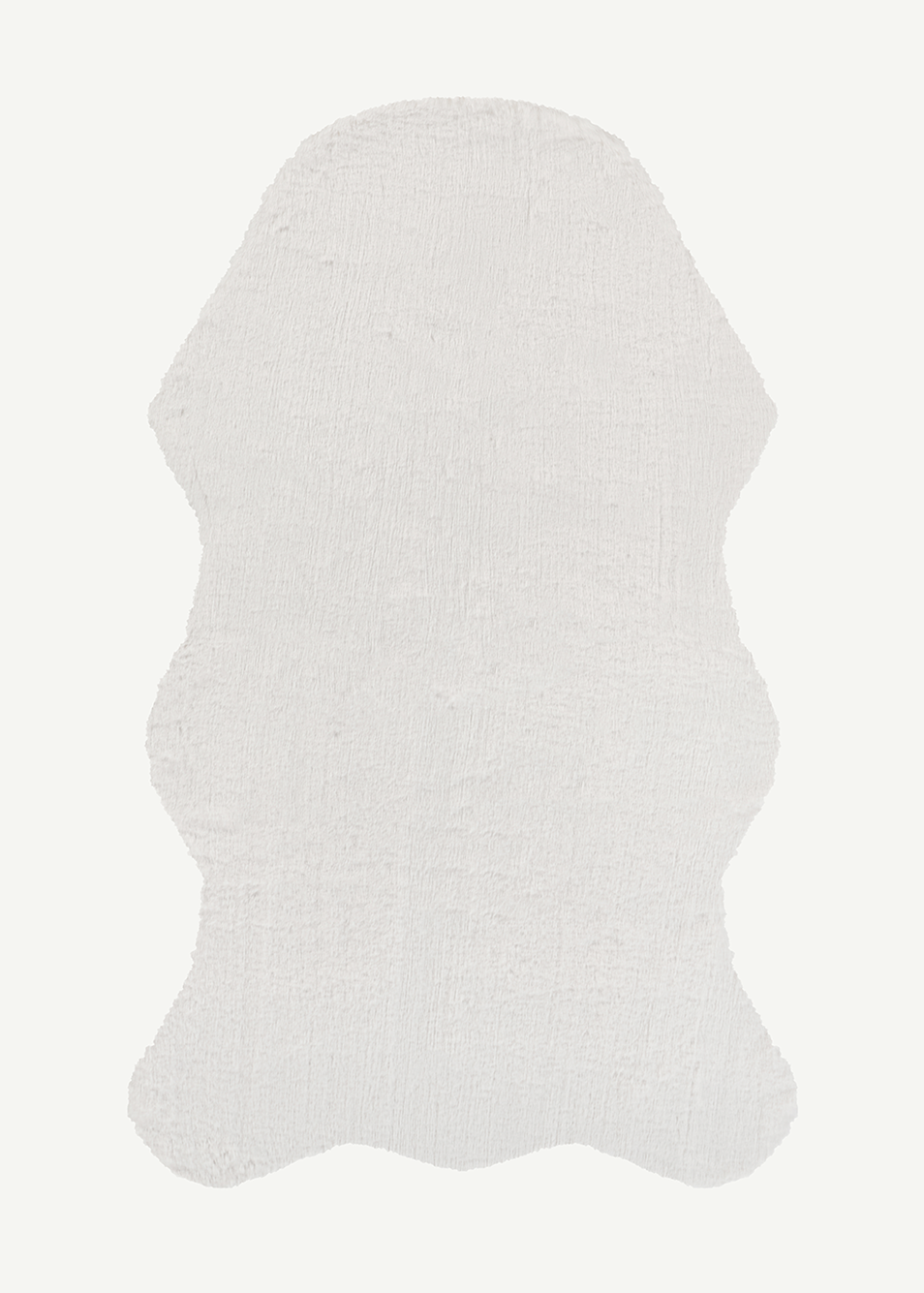 Cozy Peluş Halı Krem (80x150 cm)