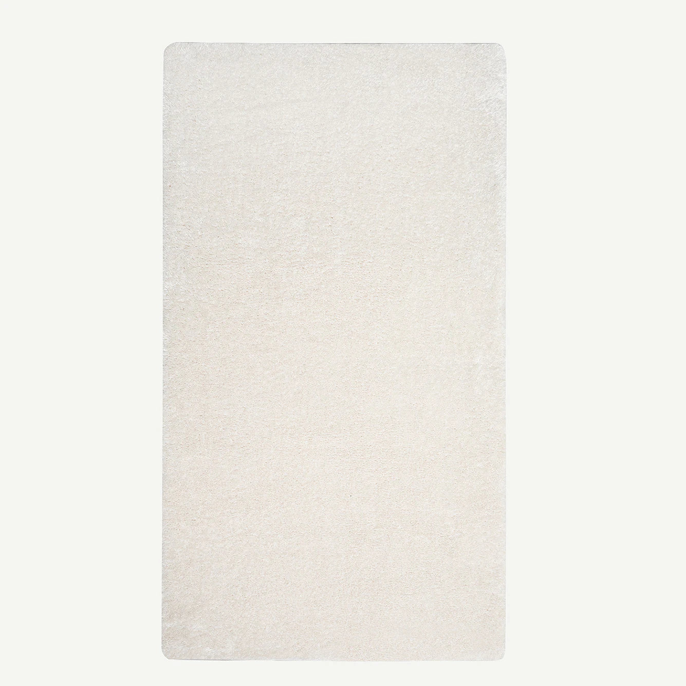 Fern Peluş Halı Antrasit (100 yuvarlak cm) - 100 cm - KREM - 2