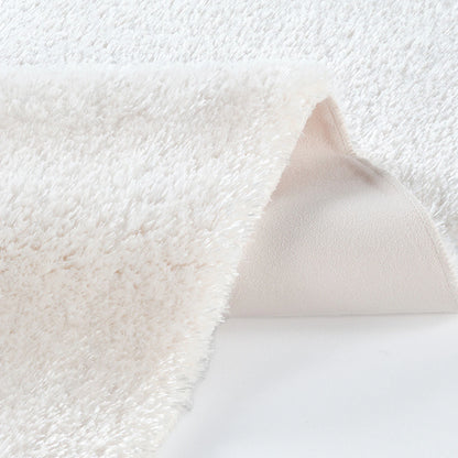 Fern Peluş Halı Antrasit (100 yuvarlak cm) - 100 cm - KREM - 4