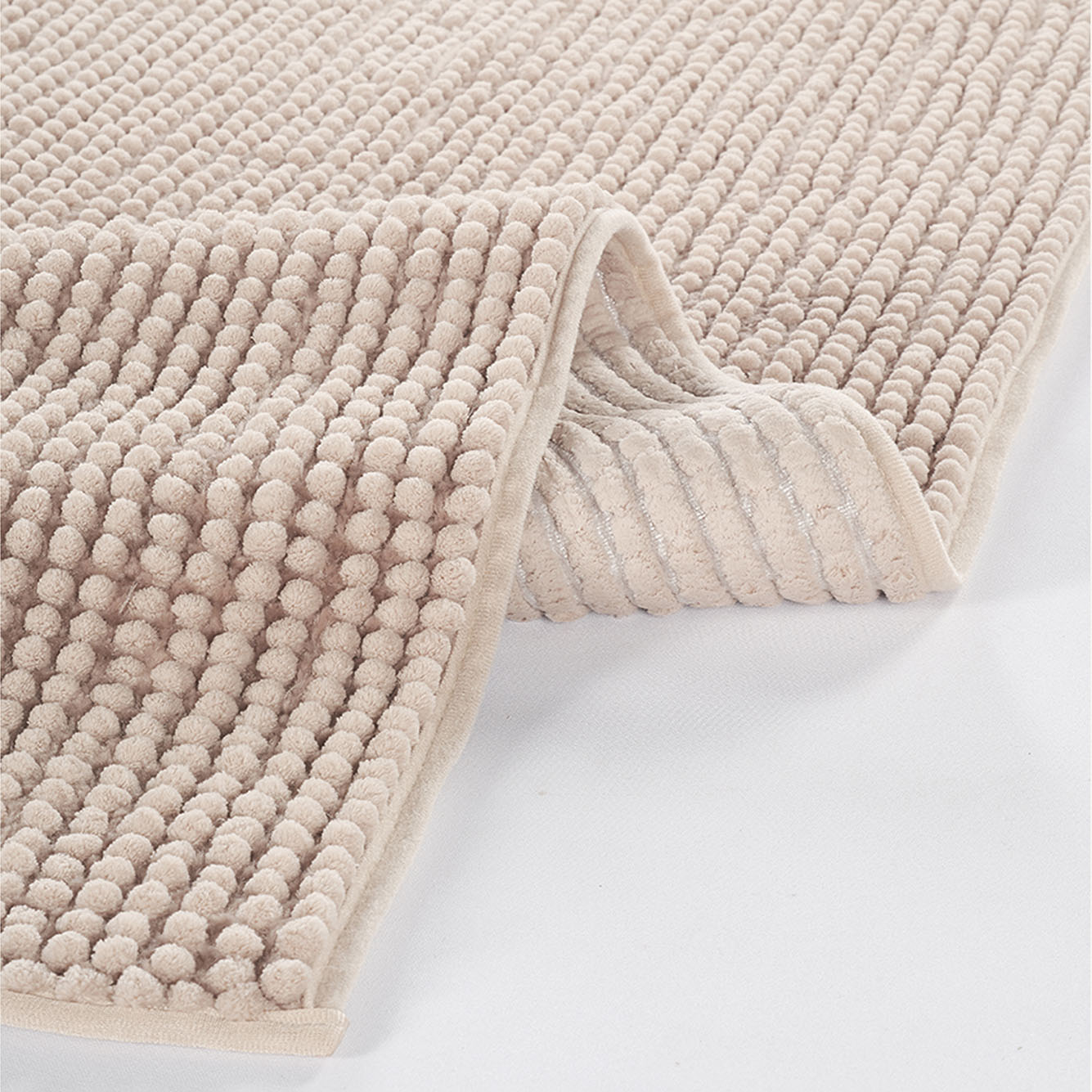 Mochi Peluş Halı Bej (100 yuvarlak cm) - 2