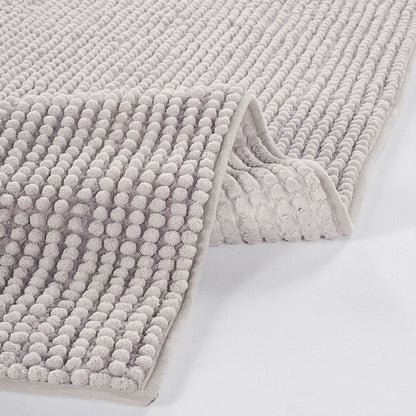 Mochi Peluş Halı Bej (100 yuvarlak cm) - 60x100 cm - GRİ - 2