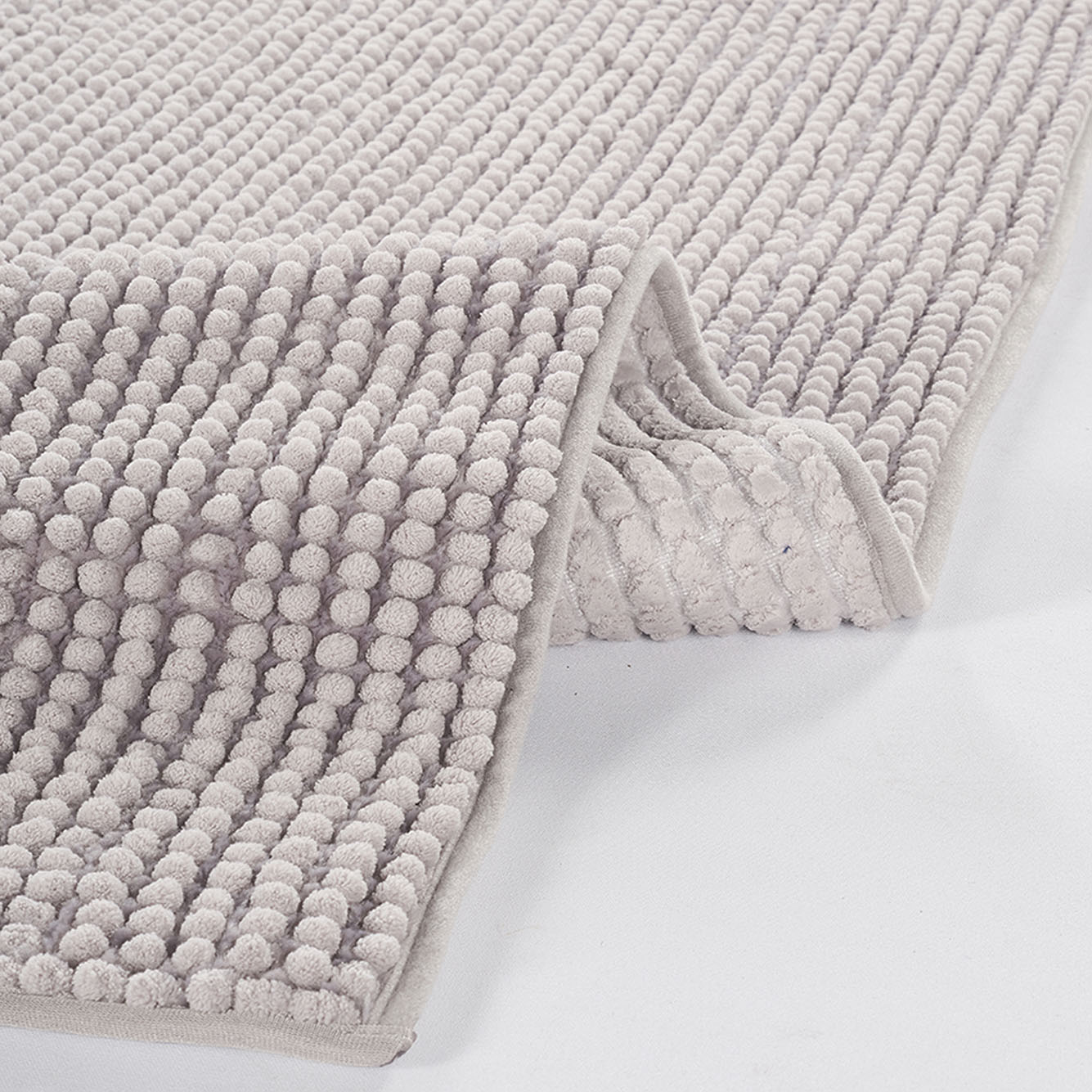 Mochi Peluş Halı Bej (100 yuvarlak cm) - 80x300 cm - GRİ - 2