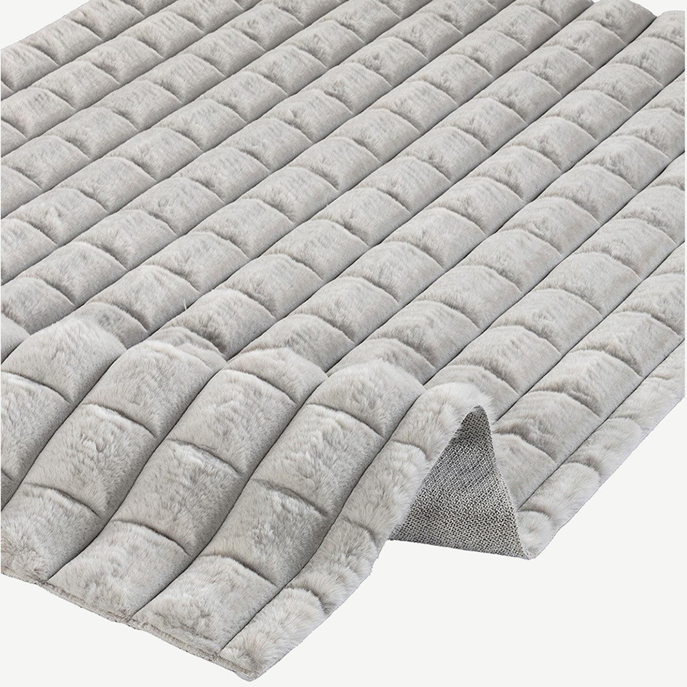 Cottele Peluş Halı Antrasit (100x200 cm) - 100x200 - GRİ - 2