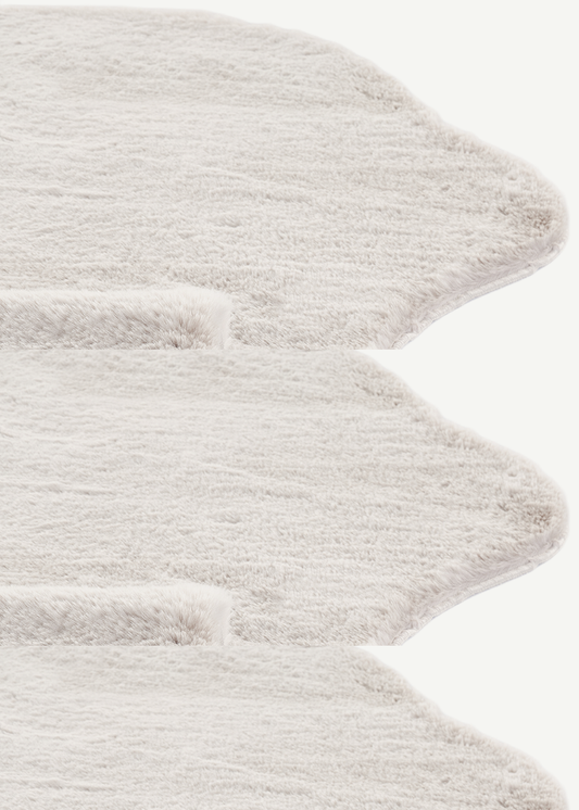 Cozy Peluş Halı Gri (100x300  cm)