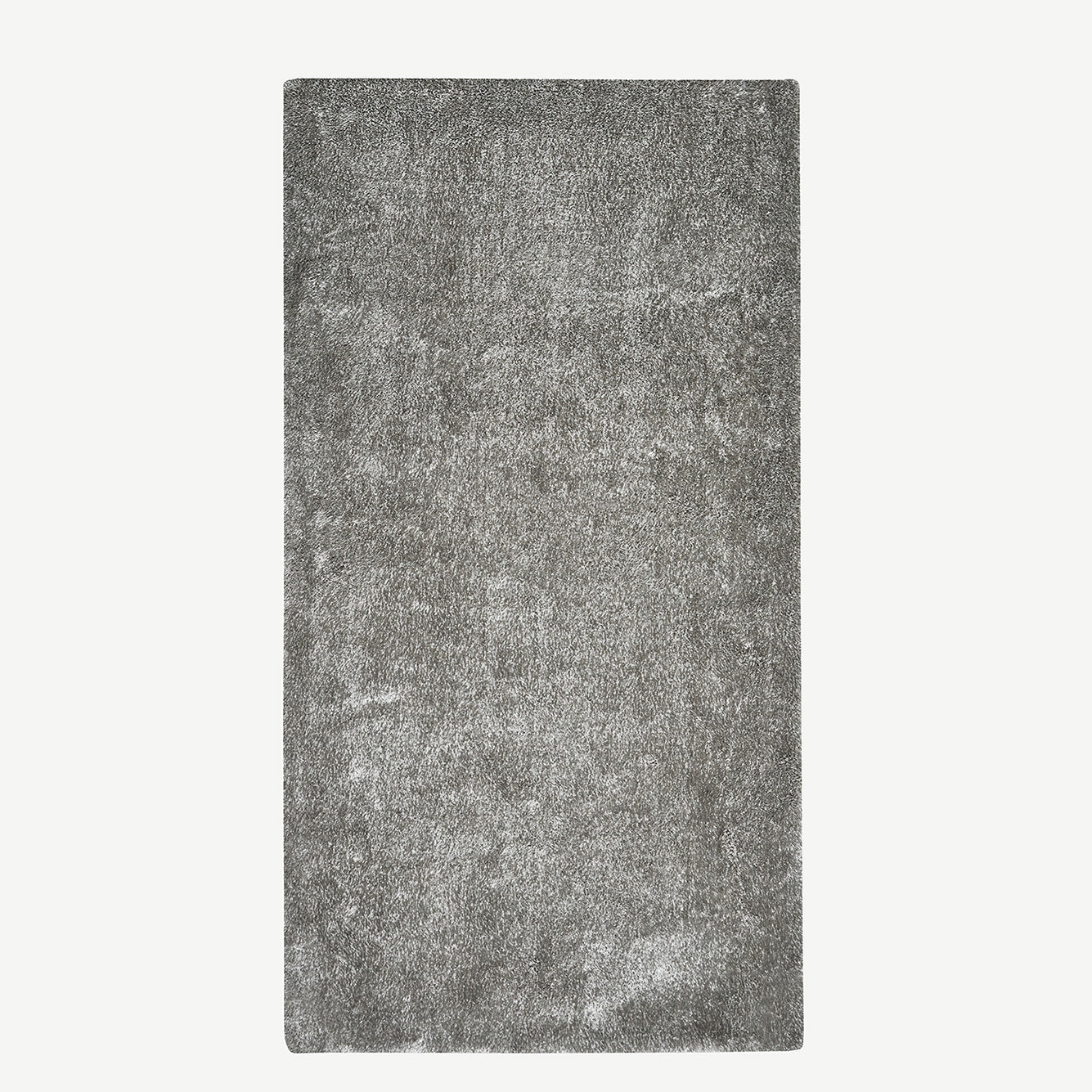Fern Peluş Halı Antrasit (100 yuvarlak cm) - 90x150 cm - GRİ - 2