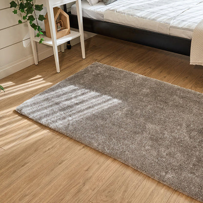 Fern Peluş Halı Antrasit (100 yuvarlak cm)