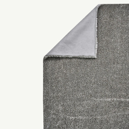 Fern Peluş Halı Antrasit (100 yuvarlak cm) - 185x280 cm - GRİ - 3