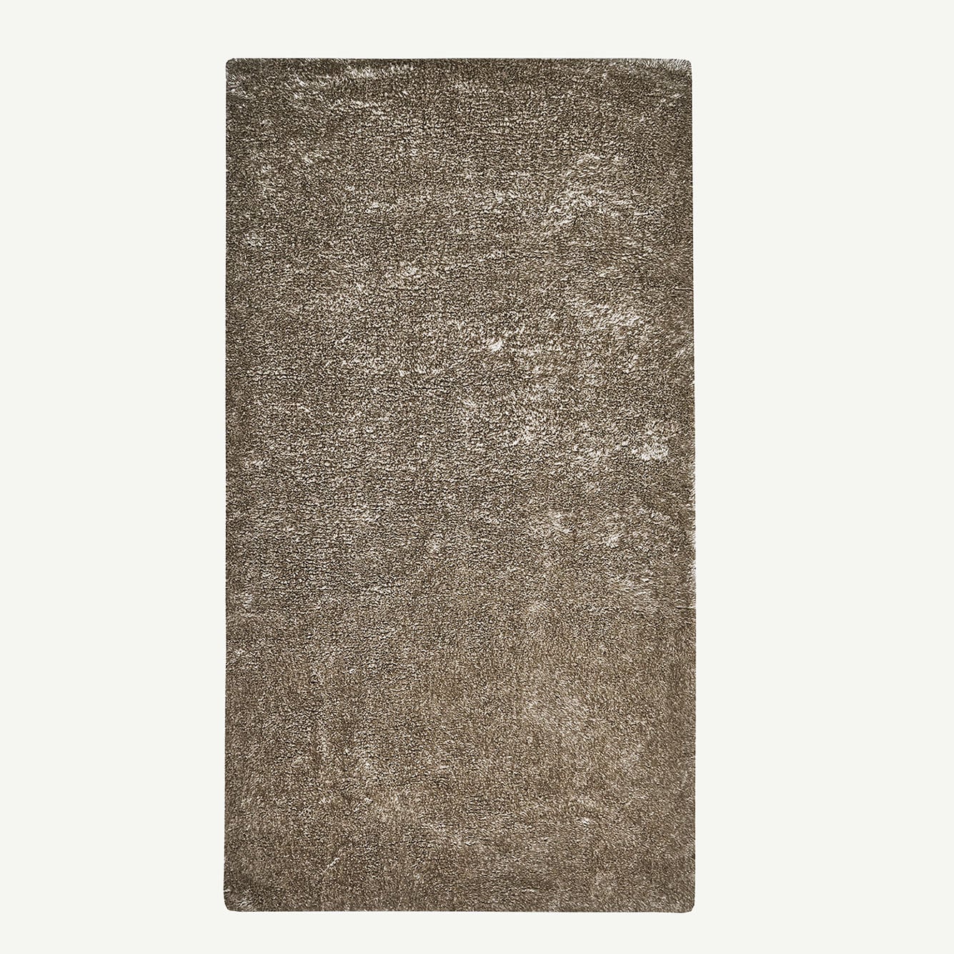 Fern Peluş Halı Antrasit (100 yuvarlak cm) - 90x150 cm - VİZON - 2