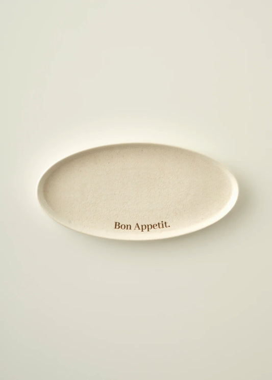 Bon Appetit Porselen Sunum Tabağı Krem (26 cm)