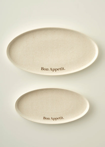 Bon Appetit Porselen Sunum Tabağı Krem (32 cm) - 4