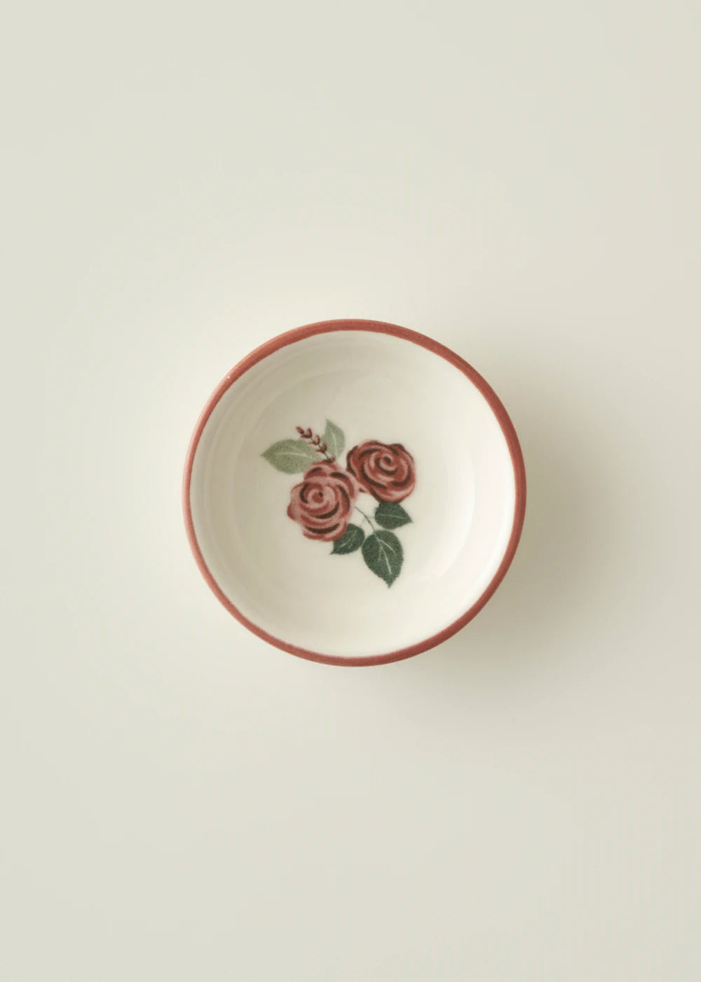 Rose Porselen Kase (9 cm)