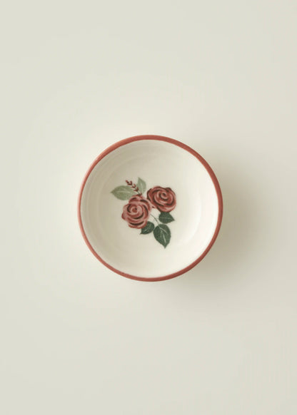 Rose Porselen Kase (9 cm)