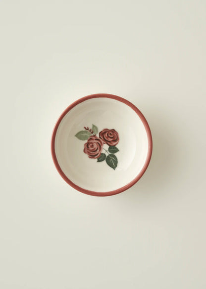 Rose Porselen Kase (13 cm)