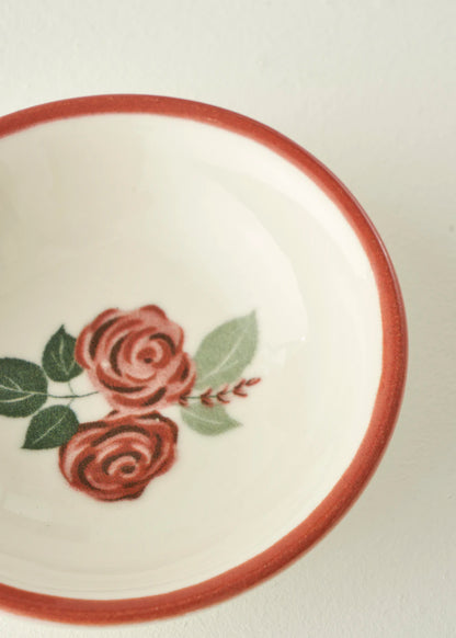 Rose Porselen Kase (13 cm)