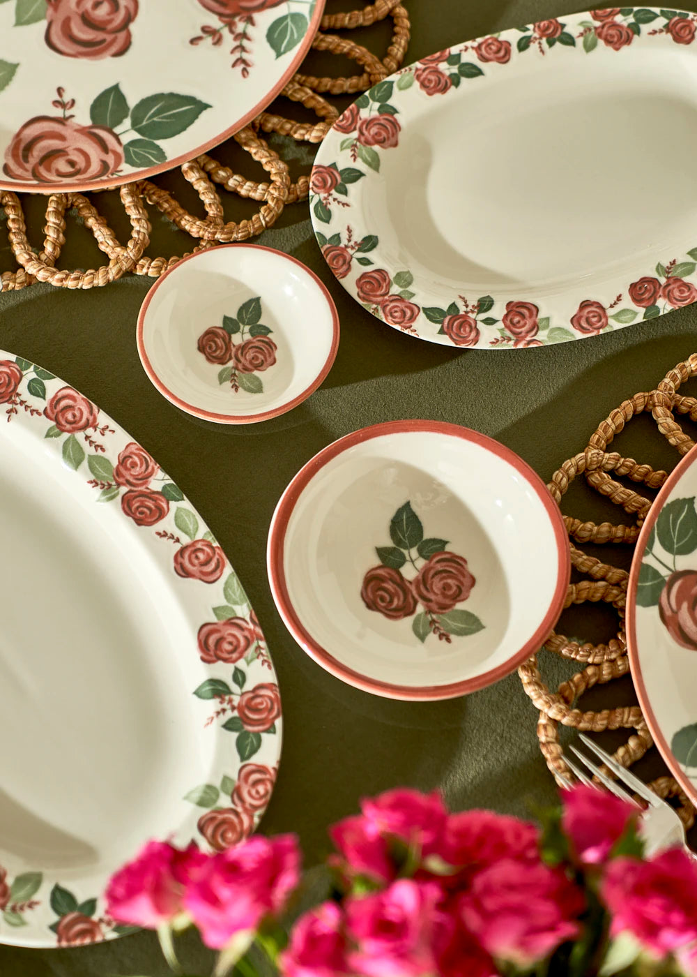 Rose Porselen Kase (9 cm) - 13 cm - ÇOK RENKLİ - 4