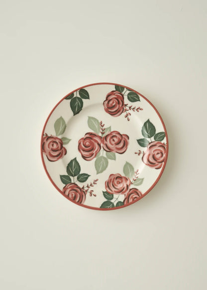 Rose Porselen Pasta Tabağı (21 cm)