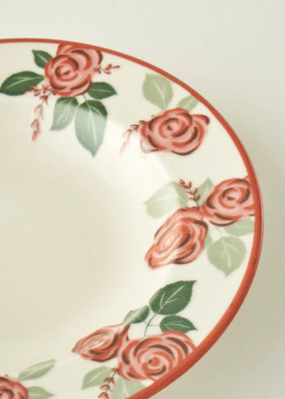 Rose Porselen Çukur Tabak (23 cm)