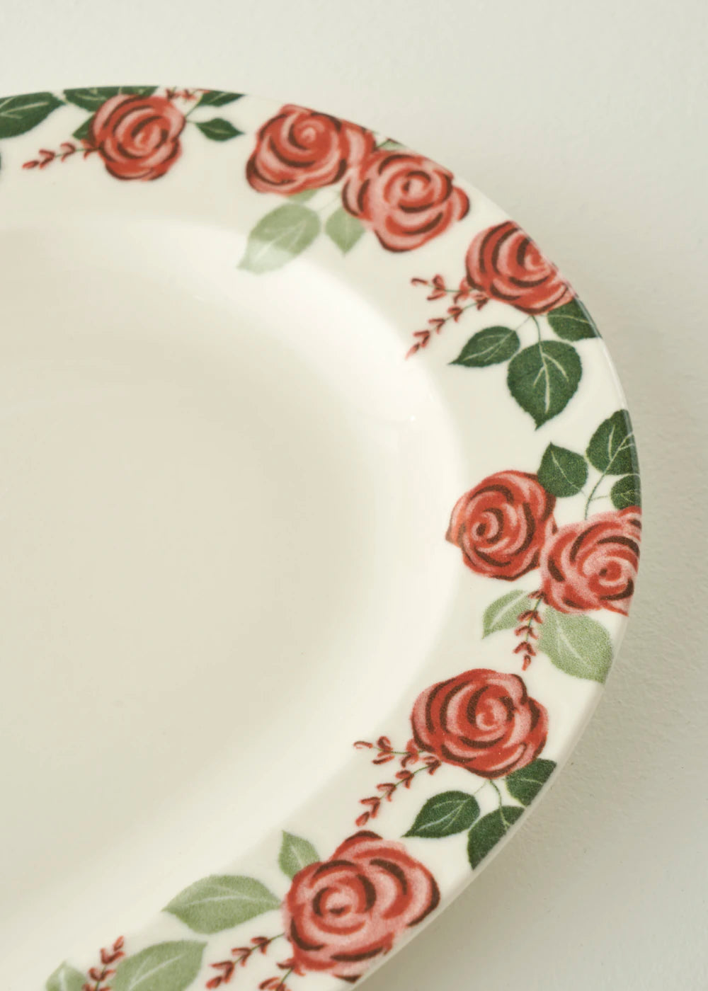 Rose Porselen Bordürlü Sunum Tabağı (30 cm) - 25 cm - ÇOK RENKLİ - 2