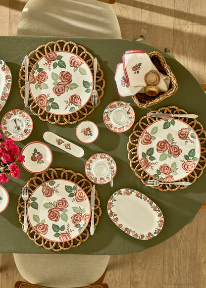 Rose Porselen Servis Tabağı (26 cm)