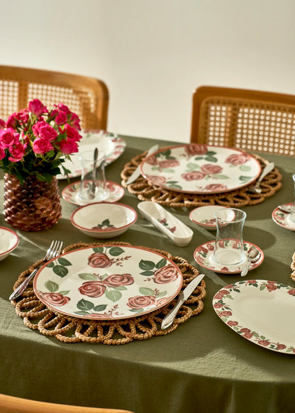 Rose Porselen Servis Tabağı (26 cm) - 4