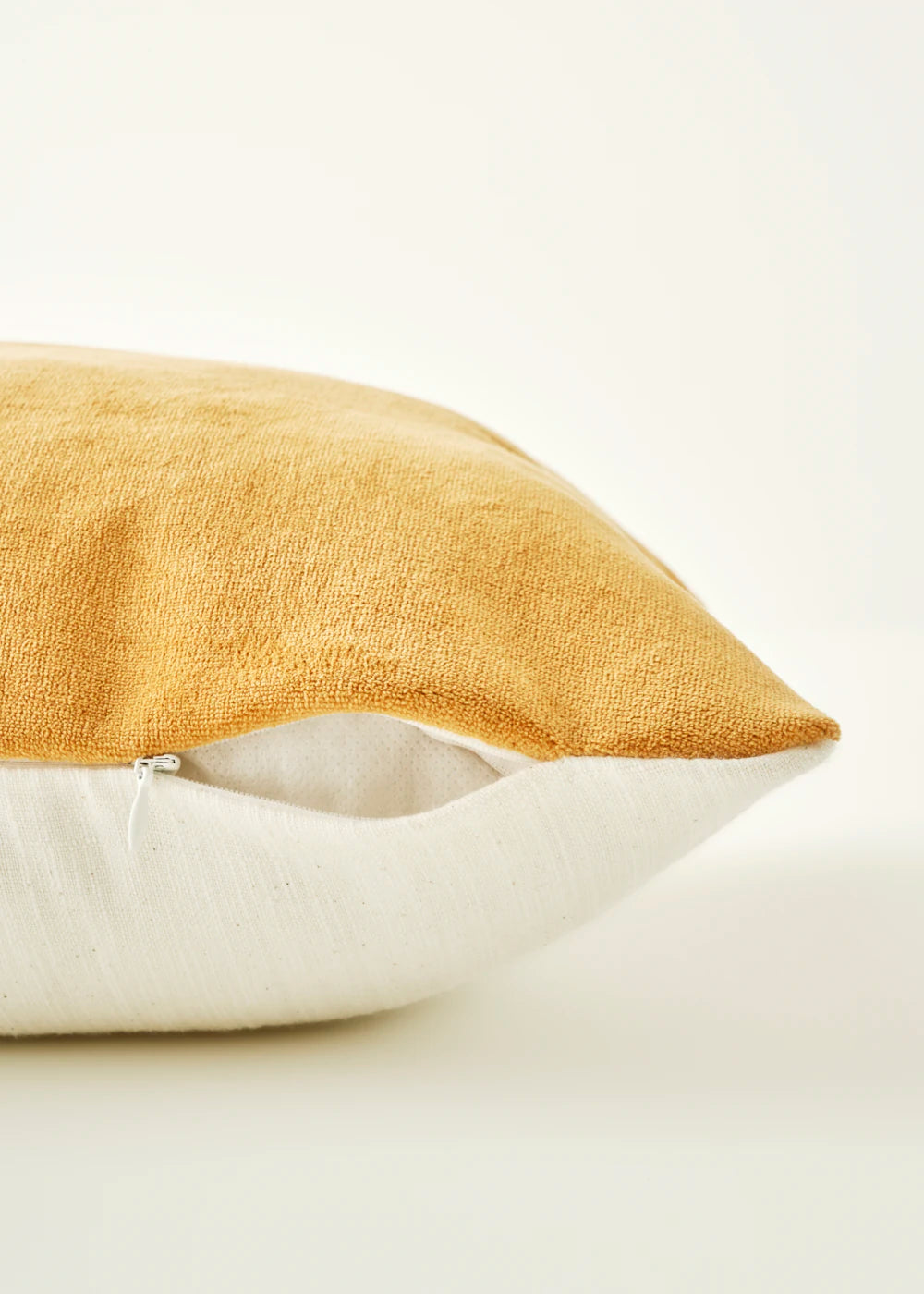 Luna Kadife Dekoratif Yastık Kılıfı Beyaz (43x43 cm) - HARDAL - 43x43 cm - 3