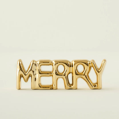 Merry Xmas Yılbaşı 5 Parça Dekor Seti - 5