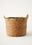 Auris Kulplu Sepet Naturel (30x28x24 cm)