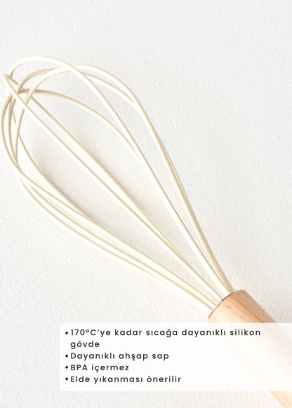 Olivia Silikon Çırpıcı Krem (24x6,5 cm)