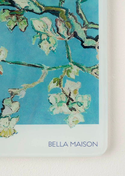 Van Gogh Almond Blossom Cam Kesme Tahtası (35x25 cm)