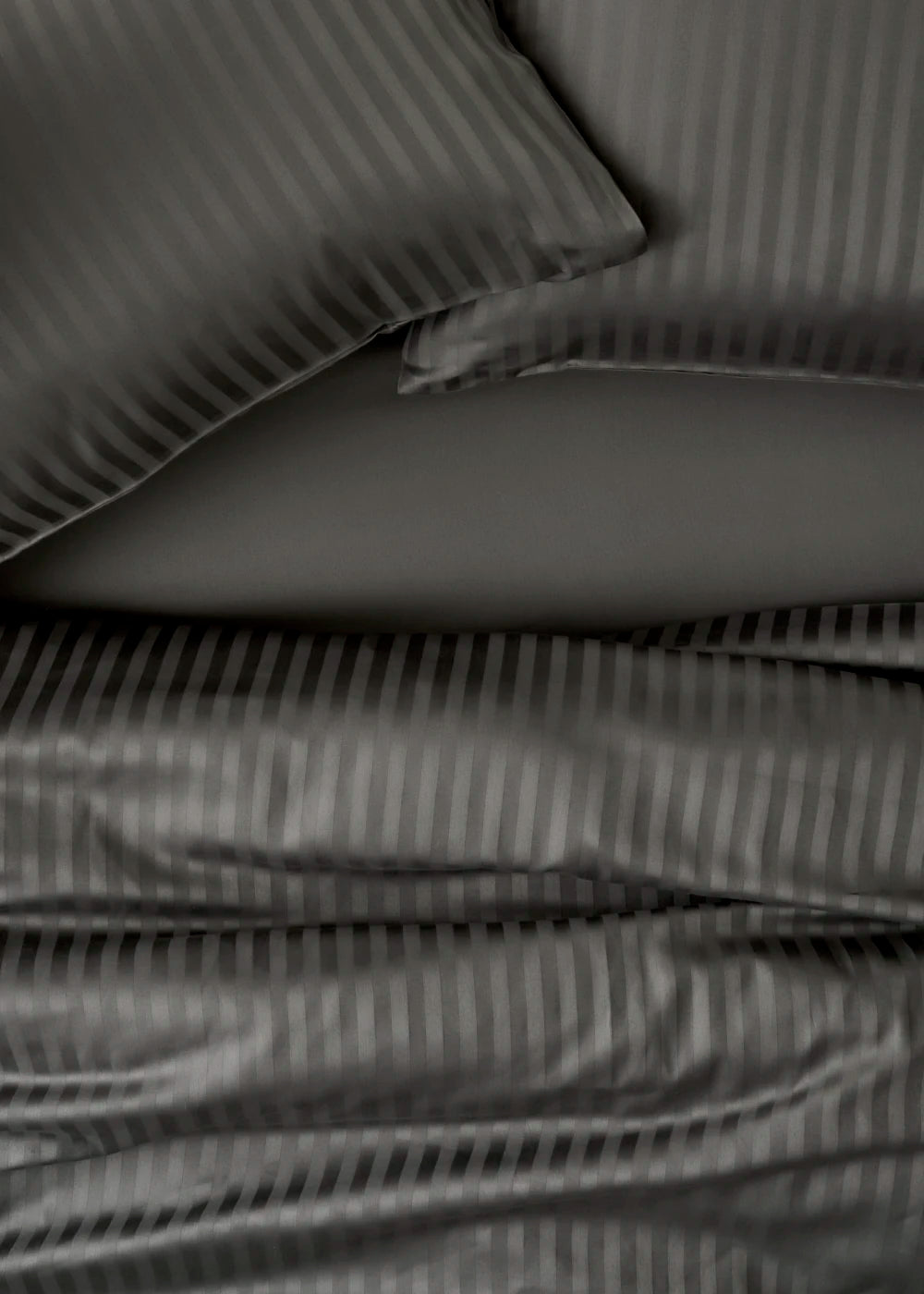 %100 Pamuk Saten Matsu - 160x220 cm - ANTRASİT - 2
