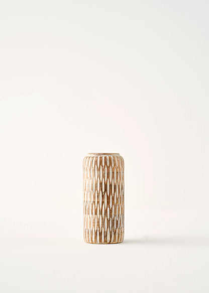 Hera Mango Vazo Kahverengi (19x9 cm)