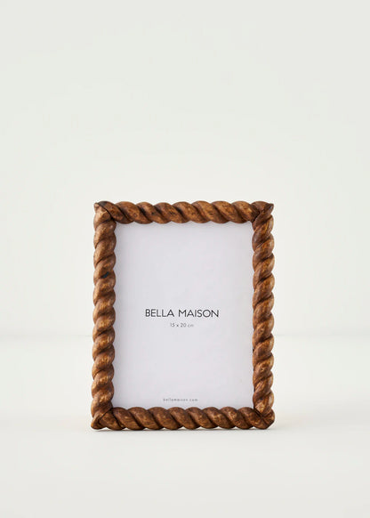 Twist Mango Ağacı Çerçeve Kahverengi (18x2x23 cm)