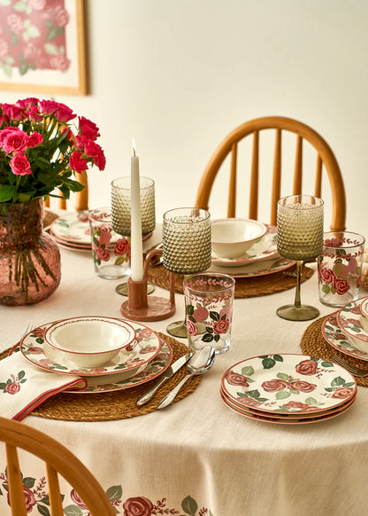 Rose Porselen 6'lı Çorba Kasesi (15 cm)