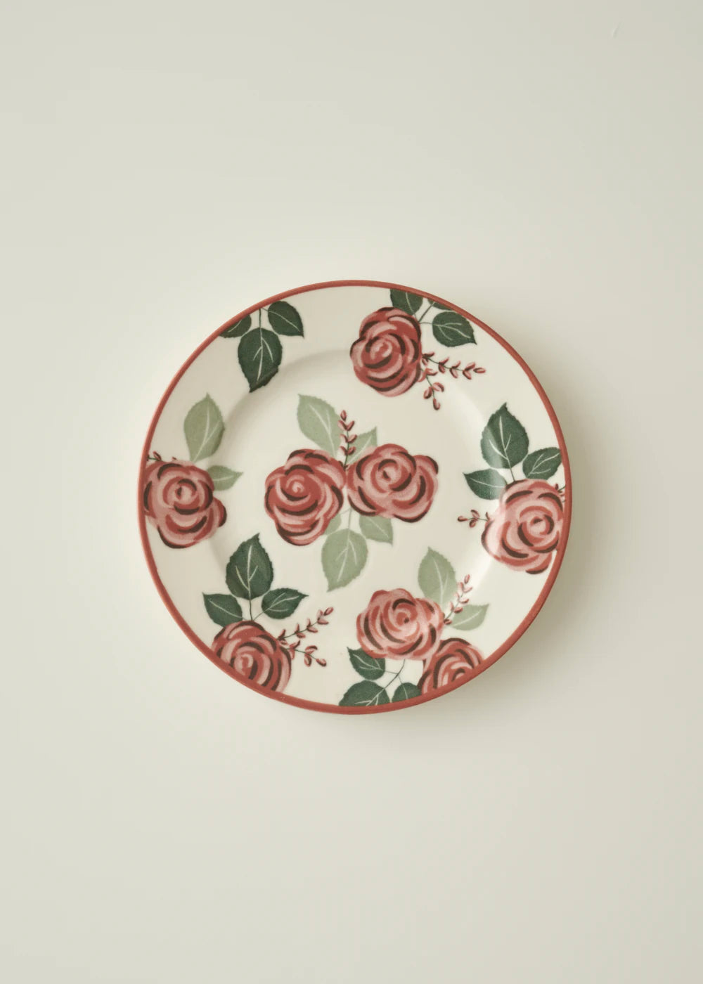 Rose Porselen 6'lı Pasta Tabağı (21 cm) - 4