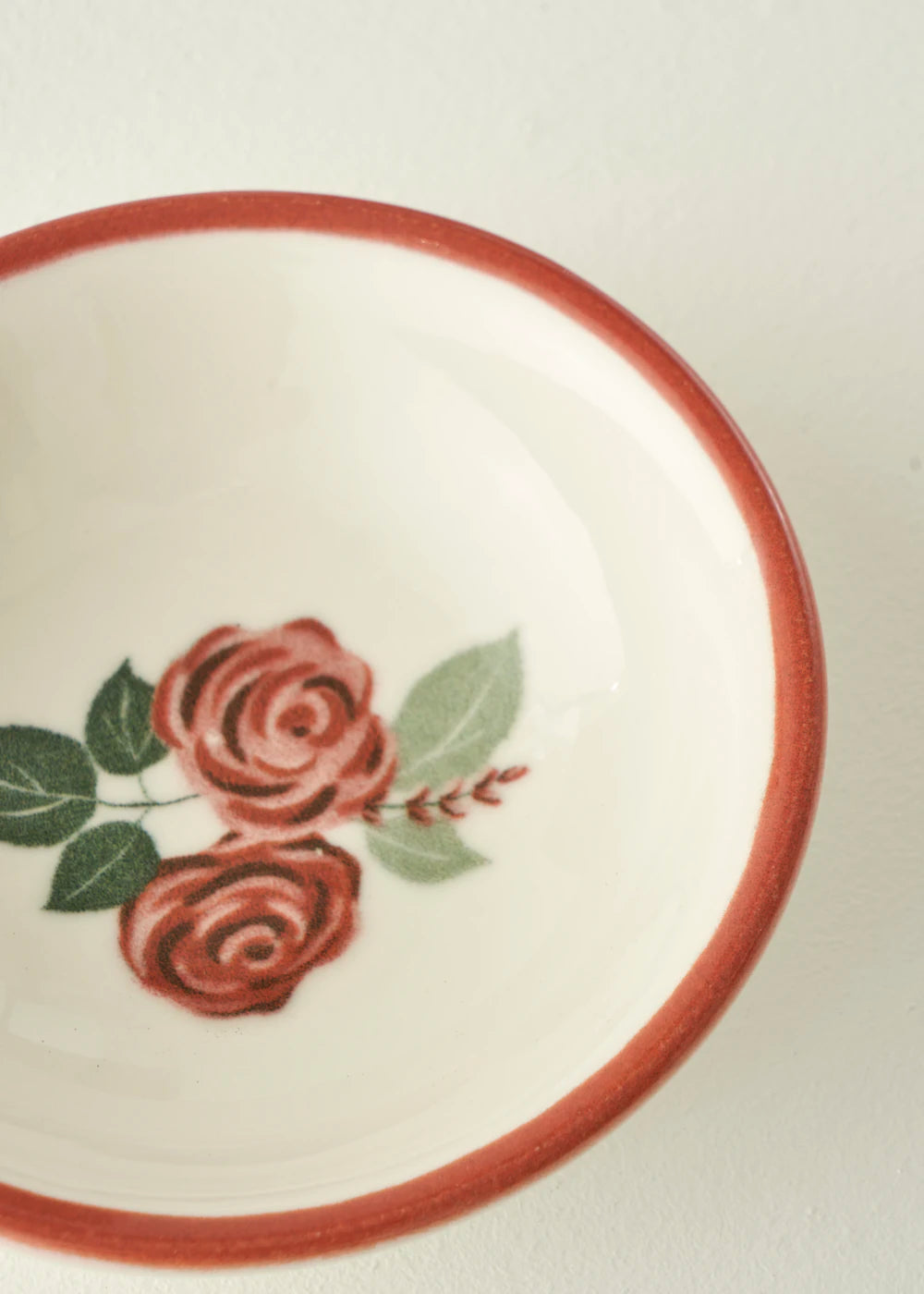 Rose Porselen 3'lü Kase (13 cm) - 5