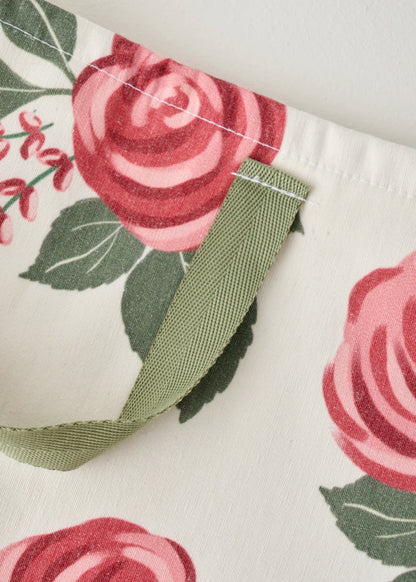 %100 Pamuk Rose Çamaşır Sepeti Mürdüm (36x50 cm)