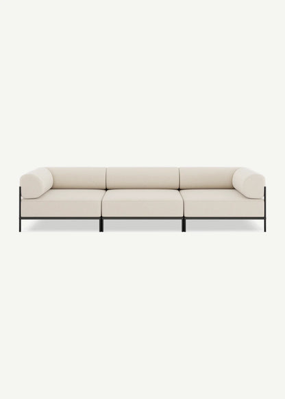 Marcia 3'lü Koltuk Krem (90x245 cm)
