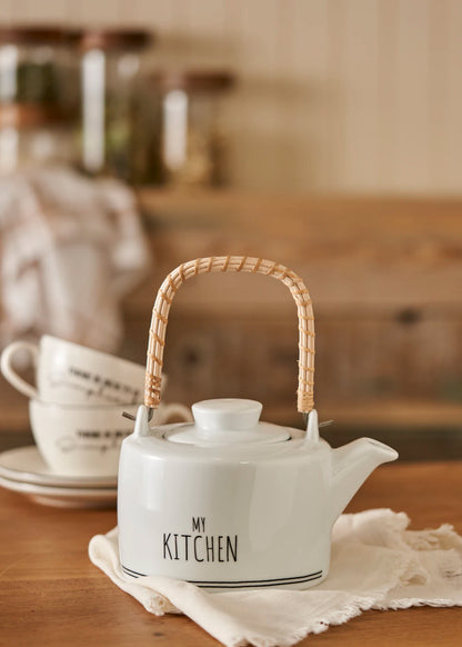 My Kitchen Porselen Demlik Beyaz (850 cc)