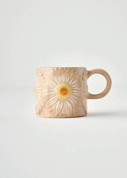 Daisy Seramik Kupa Bej (400 cc)