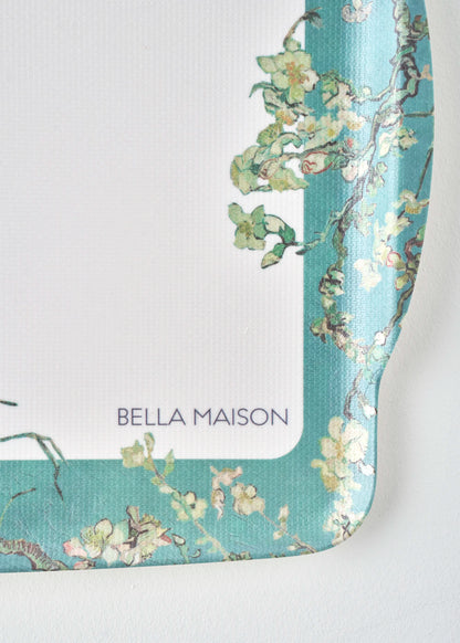 Van Gogh Almond Blossom Melamin Tepsi Mavi (42x31 cm)