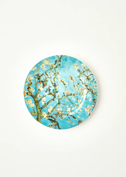 Van Gogh Almond Blossom Porselen Pasta Tabağı Turkuaz (19 cm)