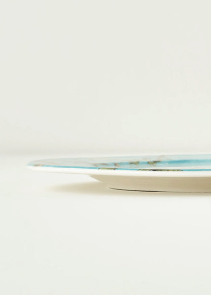 Van Gogh Almond Blossom Porselen Pasta Tabağı Turkuaz (19 cm)