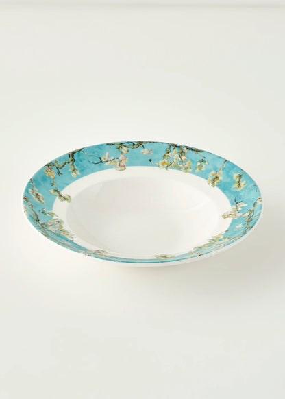 Van Gogh Almond Blossom Porselen Makarna Tabağı Turkuaz (27 cm)