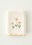 Daisy Scallop Kenar Yüz Havlusu Bej (50x90 cm)