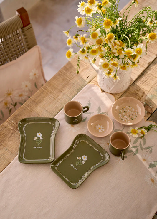 Daisy 8 Parça 2 Kişilik Tost Kahvaltı Takımı