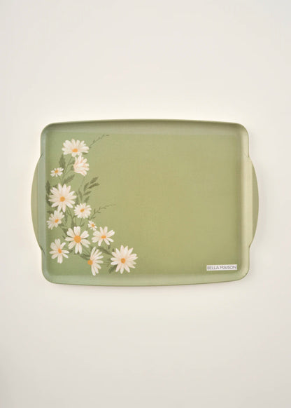 Daisy Melamin Tepsi Yeşil (42x31 cm)