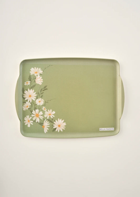 Daisy Melamin Tepsi Yeşil (42x31 cm)