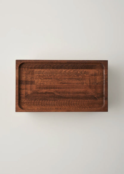 Wooden 2'li Ahşap Sunum Seti Naturel