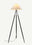 Belvano Tripod Lambader Siyah (45x143 cm)